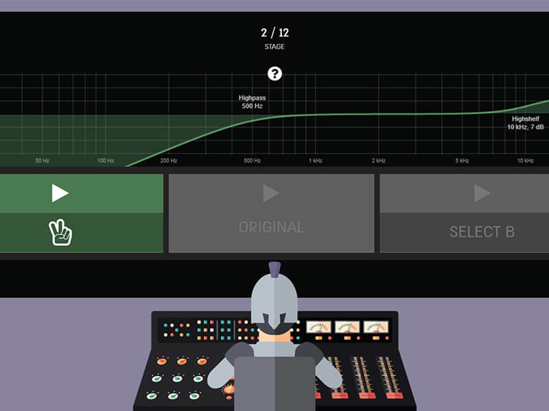 SoundGym EQ Knight that comes with Apogee Duet